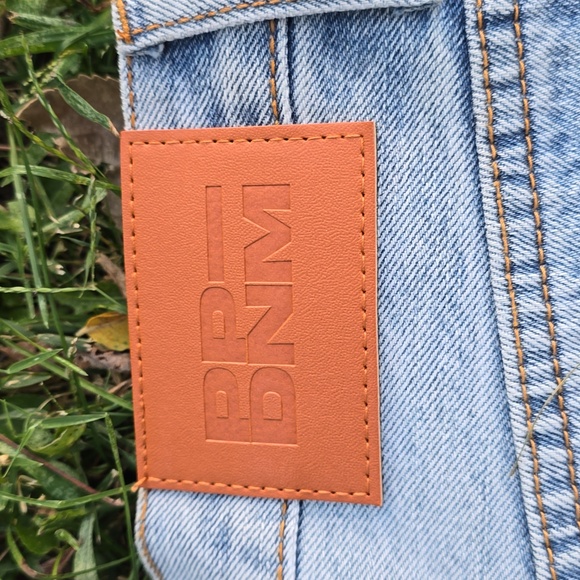 NWT Princess Polly Holly Asymmetrical Straight Leg Jeans Size 12 - Picture 9 of 15